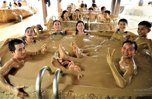 Tắm bùn suối khoáng Kim Bôi tour Hòa Bình 1 ngày