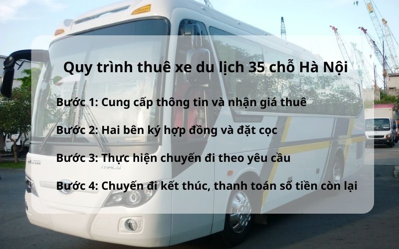 quy trình thuê xe 35 chỗ tại hà nội