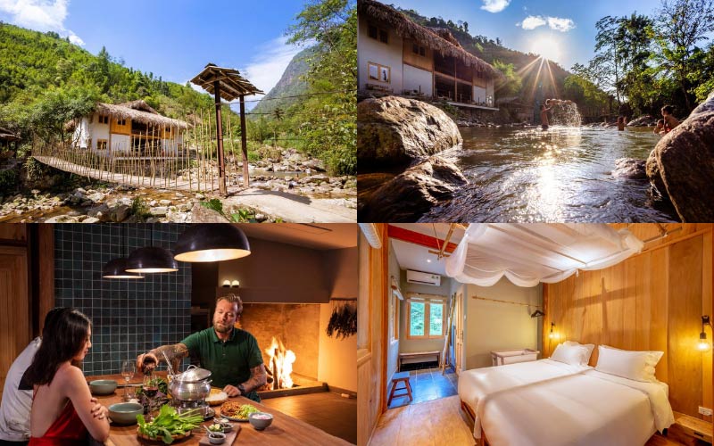 Topas Riverside Lodge không gian núi rừng thiên nhiên