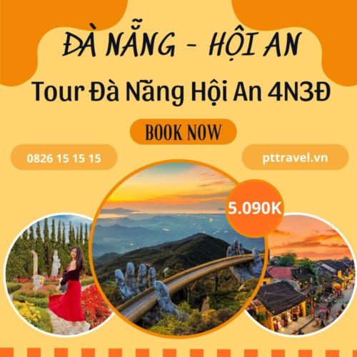 Tour Đà Nẵng Hội An 4 ngày 3 đêm